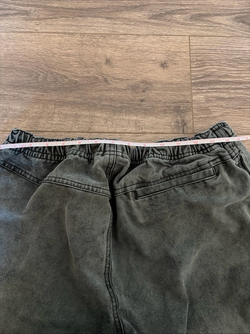 Stussy Elastic Stuff Grey/Green Drawstring Pants - Picture 7 of 7